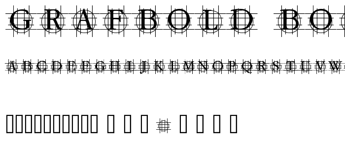 GrafBold Bold font